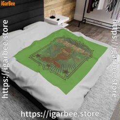 0 1978 garfield green blanket
