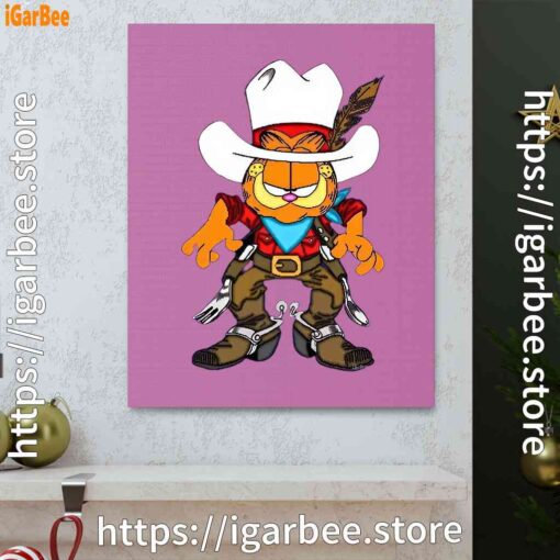 0 cowboy garfield what do need pink canvas