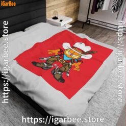0 cowboy garfield what do need red blanket