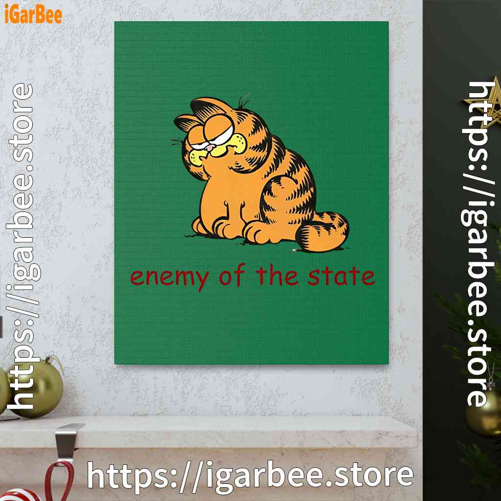 enemy of the state garfield green canvas enemy of the state garfield green canvas
