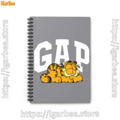 0 gap garfield brown notebook