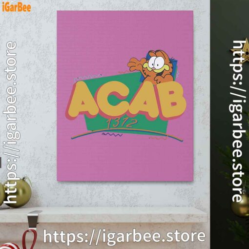 0 garfield acab pink canvas