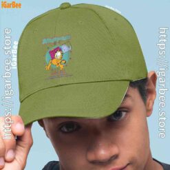0 garfield aquarius green hat