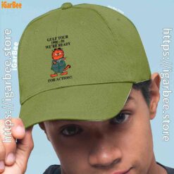 0 garfield gulf war green hat