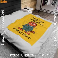 0 garfield gulf war yellow blanket