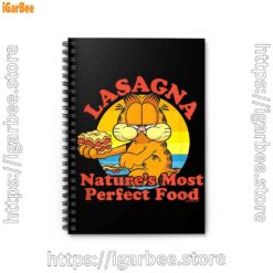 0 garfield lasagna natures most perfect food black notebook