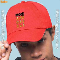 0 garfield mood red hat