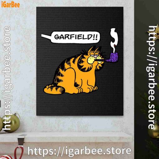 0 garfield pipe black canvas