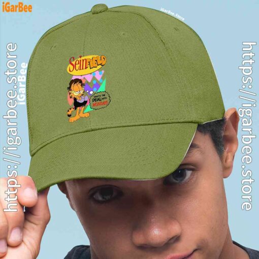 0 garfield seinfeld green hat