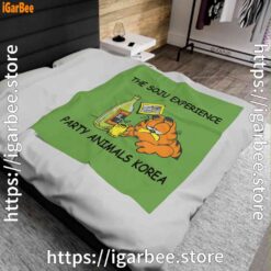 0 garfield soju green blanket