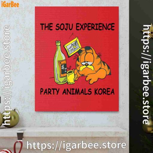 0 garfield soju red canvas