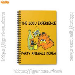 0 garfield soju yellow notebook