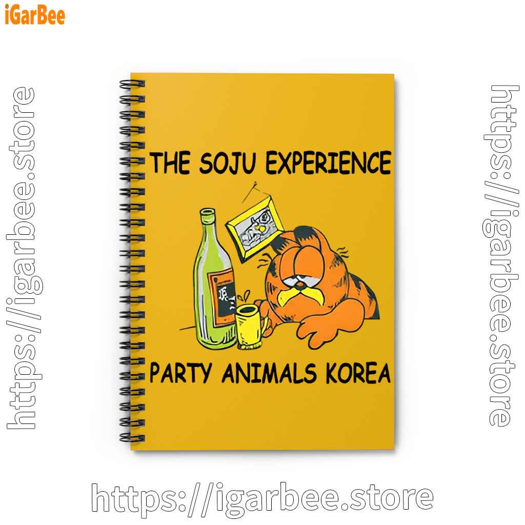 garfield soju yellow notebook garfield soju yellow notebook