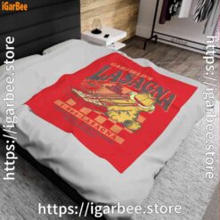 0 garfield vintage the slice garfields lasagna red blanket