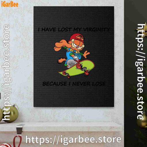 0 garfield virginity black canvas
