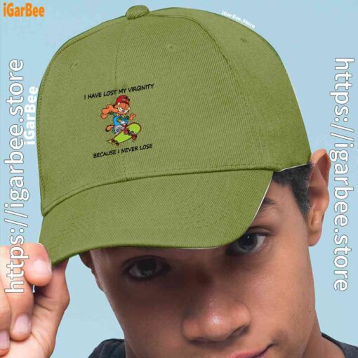 0 garfield virginity green hat