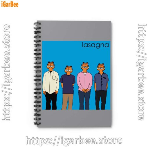 0 garfield weezer brown notebook