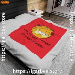 0 garfield you are not immune to propaganda red blanket