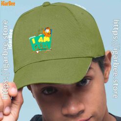 0 gay garfield green hat