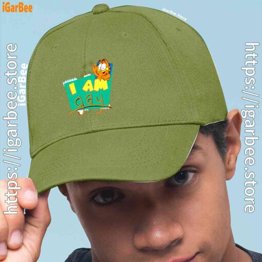 0 gay garfield green hat