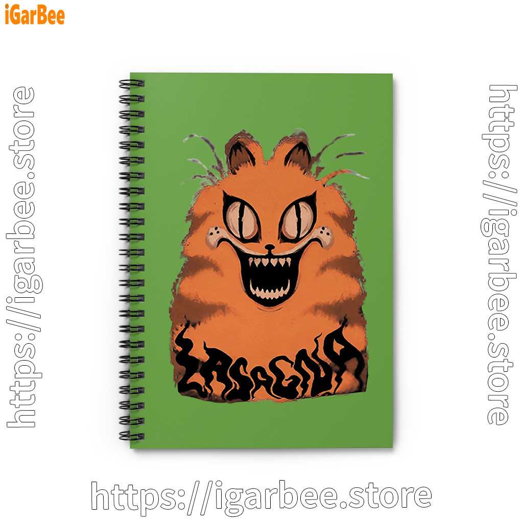 hausu garfield green notebook hausu garfield green notebook