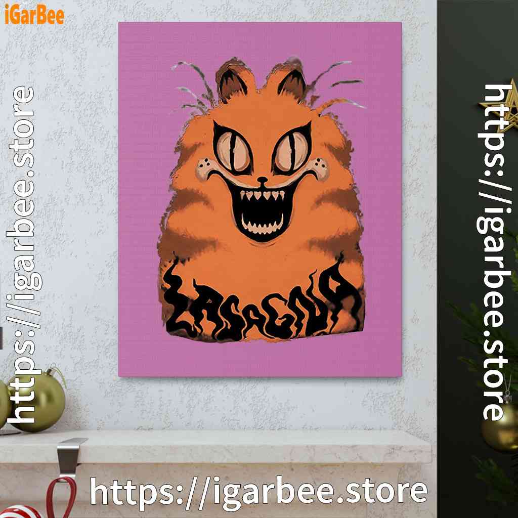 hausu garfield pink canvas hausu garfield pink canvas