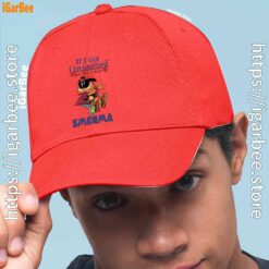 0 if i get circumcised garfield red hat