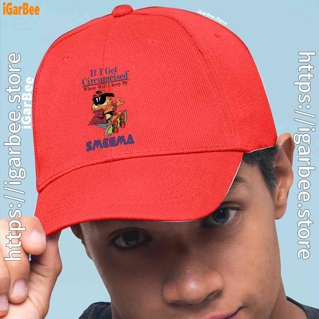 if i get circumcised garfield red hat if i get circumcised garfield red hat