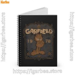 1 1978 garfield black notebook