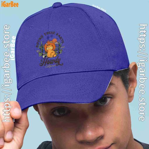 1 california howdy garfield cowboy blue hat men