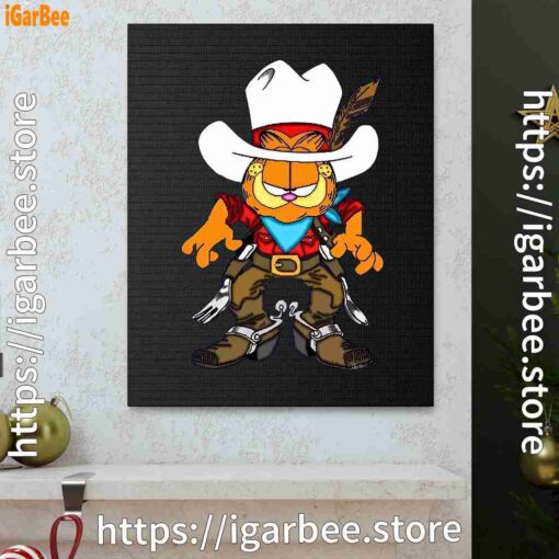 1 cowboy garfield what do need black canvas