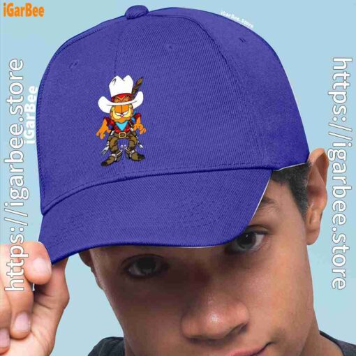 1 cowboy garfield what do need blue hat men