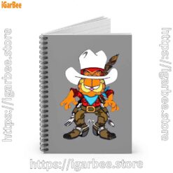 1 cowboy garfield what do need brown notebook