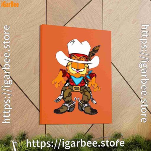 1 cowboy garfield what do need orange canvas