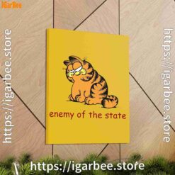1 enemy of the state garfield yellow canvas