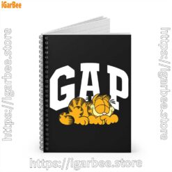 1 gap garfield black notebook
