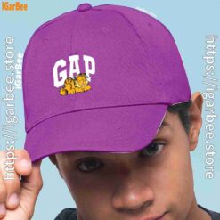 1 gap garfield purple hat