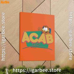 1 garfield acab orange canvas