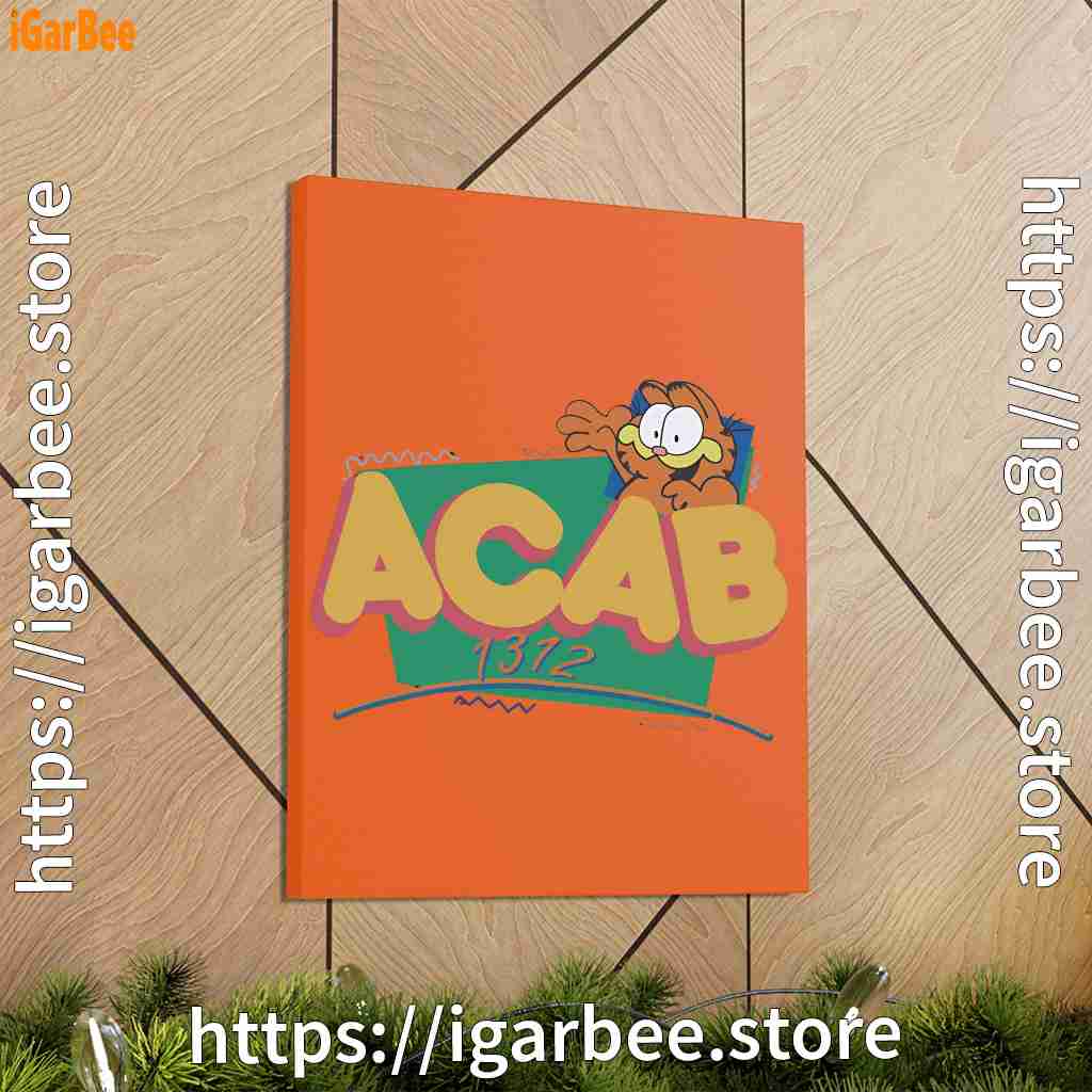 garfield acab orange canvas garfield acab orange canvas