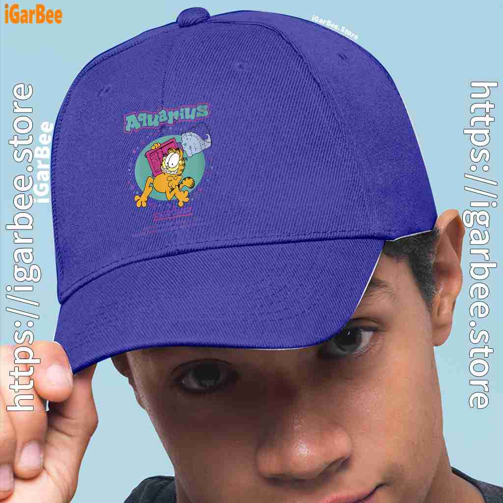 garfield aquarius blue hat garfield aquarius blue hat