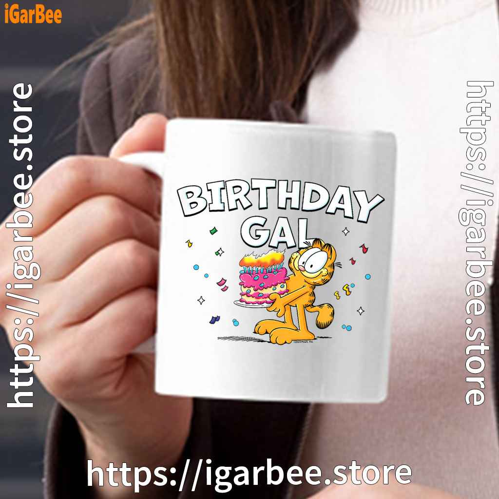 garfield birthday elebrating big chest white mug oz garfield birthday elebrating big chest white mug oz