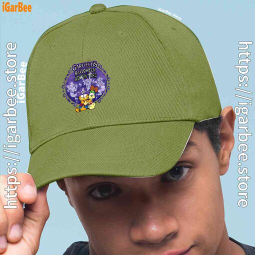 1 garfield halloween adventure hugging green hat