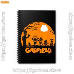 1 garfield halloween group shot nighttime spooky silhouette black notebook