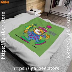 1 garfield just have knack for comedy halloween green blanket