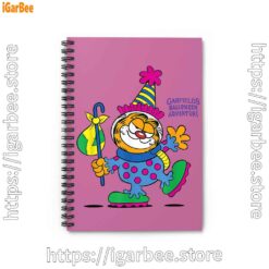 1 garfield just have knack for comedy halloween pink notebook