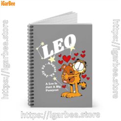1 garfield leo brown notebook