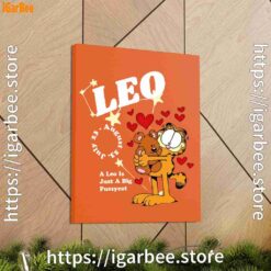 1 garfield leo orange canvas
