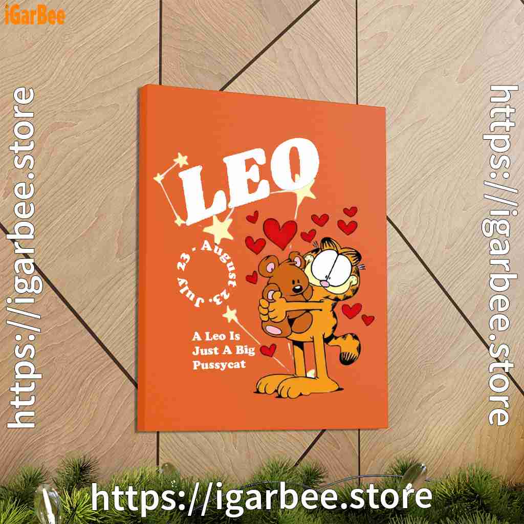 garfield leo orange canvas garfield leo orange canvas