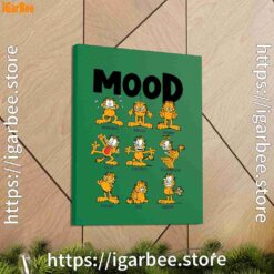 1 garfield mood green canvas