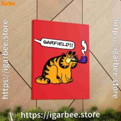 1 garfield pipe red canvas